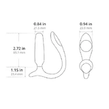 Lovense Anal Lush, анальний вібратор з керуванням через додаток, рожевий, 1 шт.