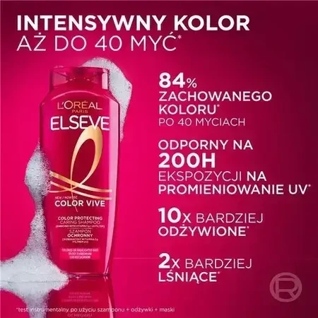 L'Oreal Paris Elseve Color Vive, защитный шампунь для окрашенных волос, 1 л: цены и характеристики