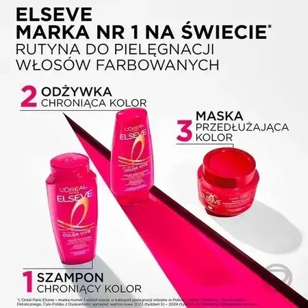L'Oreal Paris Elseve Color Vive, защитный шампунь для окрашенных волос, 1 л: цены и характеристики