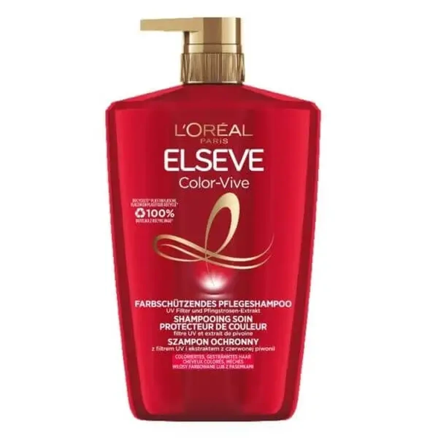 L'Oreal Paris Elseve Color Vive, защитный шампунь для окрашенных волос, 1 л: цены и характеристики