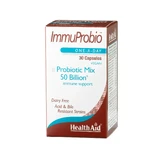 HEALTH AID Immuprobio 50 мільярдів — харчова добавка з пробіотиками та пребіотиками, 30 капсул