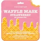 KOCOSTAR Waffle Face Mask Strawberry — маска для очищення та додання сяйва жирній шкірі, 1 шт.