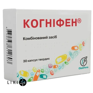 Когніфен капс. тверд. 300 мг + 5 мг блістер №30