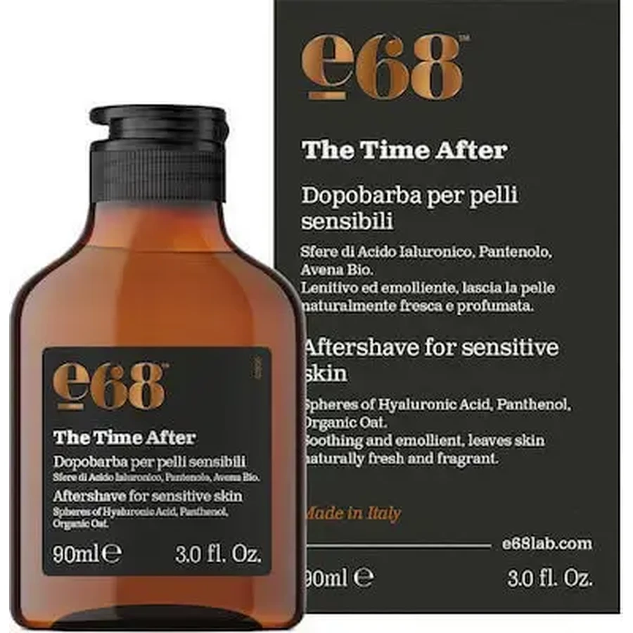 E68 The Time After Aftershave для чувствительной кожи Увлажняющий уход после бритья 90 мл: цены и характеристики