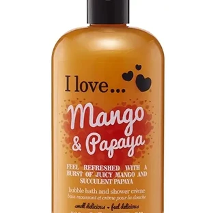 I LOVE Cosmetics Bubble Bath & Shower Creme Mango & Papaya Зволожуючий гель для душу 500 мл