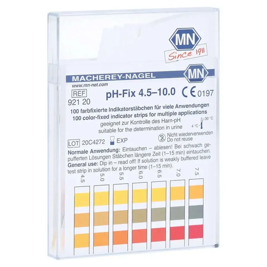 Індикаторні палички Ph-fix, pH 4,5–10, 100 шт.: ціни та характеристики
