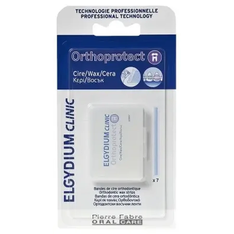 Elgydium Clinic Orthoprotect — 7 полосок воска: цены и характеристики