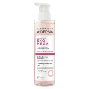 A-DERMA Exomega Успокаивающий очищающий гель 200 мл