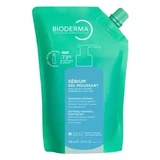 Bioderma Sébium — очищувальний пінистий гель для вмивання, екологічна заправка об’ємом 400 мл