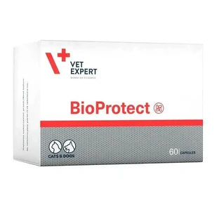 Vet Expert Bioprotect, пробіотик для собак і котів, капсули, 60 шт.