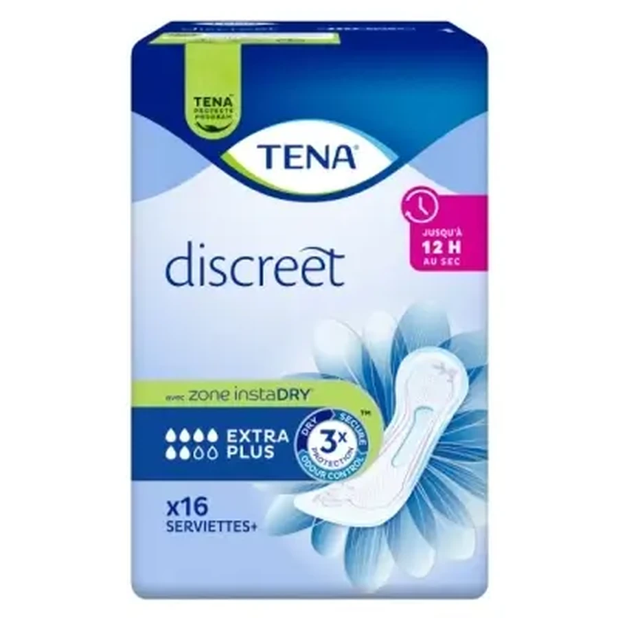 Tena Discreet Extra Plus, 16 впитывающих прокладок: цены и характеристики