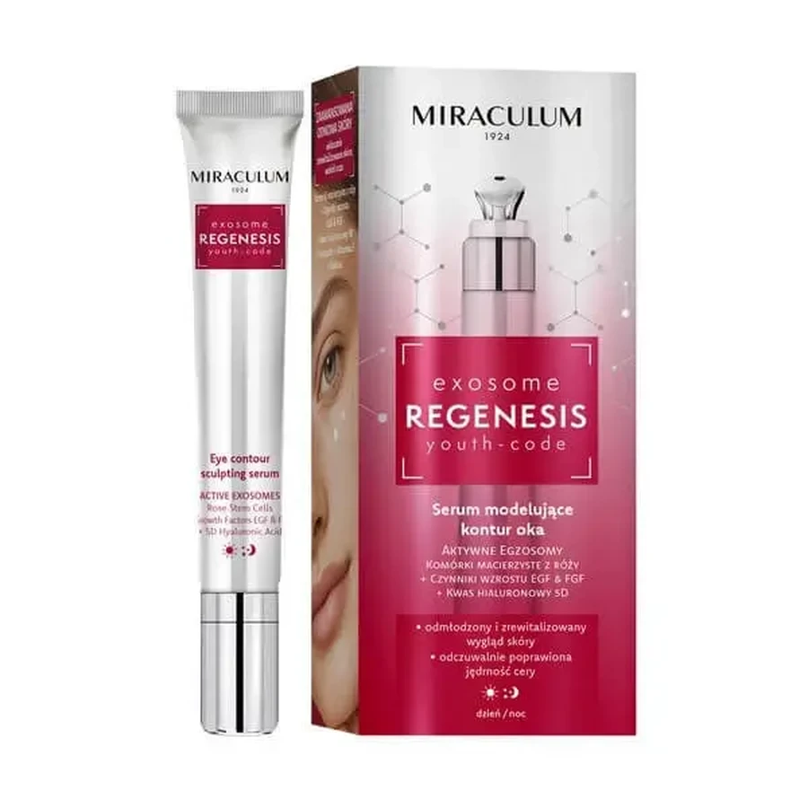 Miraculum Exosome Regenesis, сироватка для корекції контуру очей, 20 мл: ціни та характеристики