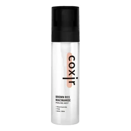 Coxir Brown Rice Niacinamide Peeling Mist, многофункциональный пилинг-спрей, 80 мл: цены и характеристики