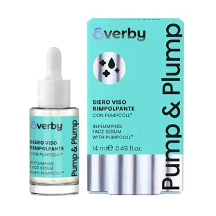 Everby Pump&amp;Plump, укрепляющая сыворотка для лица с экстрактом Pumpcoli, 14 мл