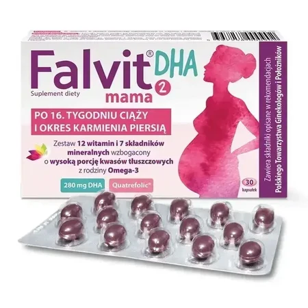 Falvit Mama 2 DHA, капсулы, 30 шт.: цены и характеристики