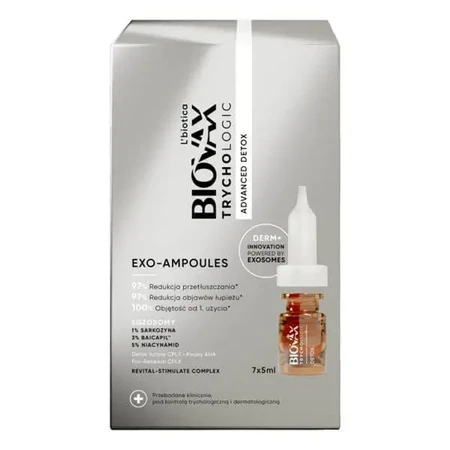 L'biotica Biovax Trychologic Advanced Detox, детоксикационная процедура для волос, 7 × 5 мл: цены и характеристики