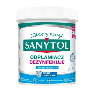 Sanytol, дезінфікуючий засіб для виведення плям у вигляді порошку, для білих тканин, 450 г