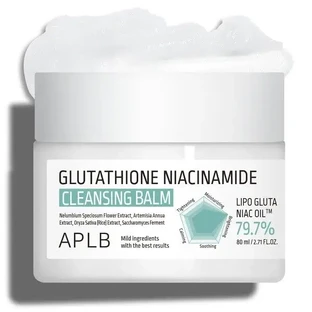 APLB Glutathione Niacinamide Cleansing Balm, бальзам для зняття макіяжу з глутатіоном і ніацинамідом, 80 мл