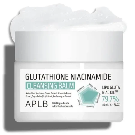 APLB Glutathione Niacinamide Cleansing Balm, бальзам для зняття макіяжу з глутатіоном і ніацинамідом, 80 мл: ціни та характеристики