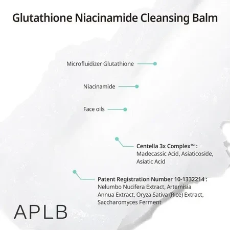 APLB Glutathione Niacinamide Cleansing Balm, бальзам для зняття макіяжу з глутатіоном і ніацинамідом, 80 мл: ціни та характеристики