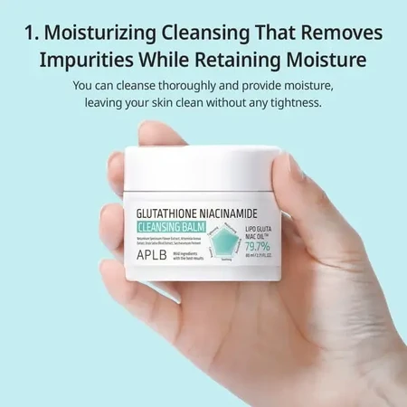 APLB Glutathione Niacinamide Cleansing Balm, бальзам для зняття макіяжу з глутатіоном і ніацинамідом, 80 мл: ціни та характеристики
