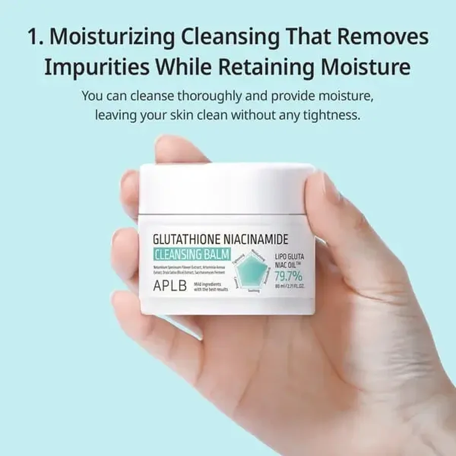 APLB Glutathione Niacinamide Cleansing Balm, бальзам для зняття макіяжу з глутатіоном і ніацинамідом, 80 мл: ціни та характеристики