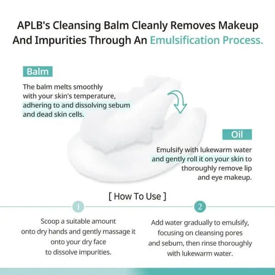 APLB Glutathione Niacinamide Cleansing Balm, бальзам для зняття макіяжу з глутатіоном і ніацинамідом, 80 мл: ціни та характеристики