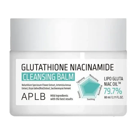APLB Glutathione Niacinamide Cleansing Balm, бальзам для зняття макіяжу з глутатіоном і ніацинамідом, 80 мл: ціни та характеристики