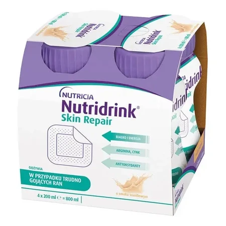 Набор Nutridrink Skin Repair, жидкость, со вкусом клубники, шоколада и ванили, 4 шт. по 200 мл (x3) + INTENO Soft Care, уходовые салфетки, 10 шт.: цены и характеристики
