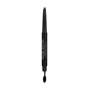 MUA | Brow Define Карандаш для бровей со щеткой для растушевки Mid Brown | 1 шт.