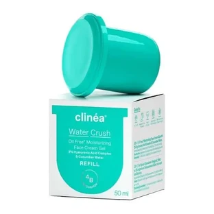 Clinéa | Water Crush Refill Увлажняющий гель-крем для лица с легкой текстурой | Запасная упаковка | 50 мл.