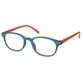 EYELEAD Очки для пресбиопии E154 Сине-оранжевые Оправа «костная» 0,75