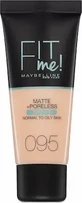 MAYBELLINE Fit Me Тональный крем с естественным матовым покрытием 30 мл 095 Faire Porcelain