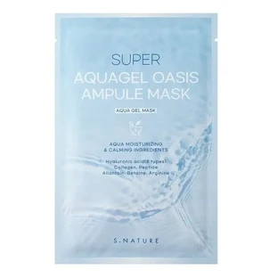 S. Nature Super Aquagel Oasis, увлажняющая маска-салфетка, 30 мл