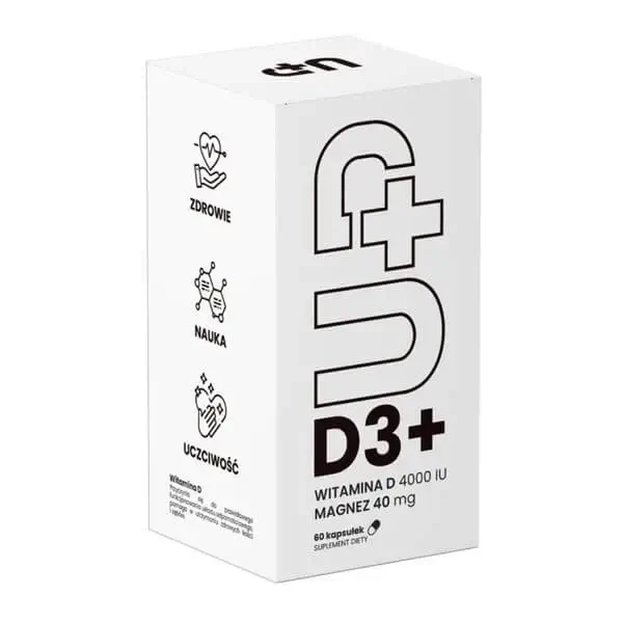 UP D3+, капсулы, 60 шт.: цены и характеристики
