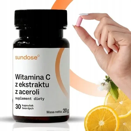 Sundose Вітамін С з екстрактом ацероли, тверді капсули, 30 шт.: ціни та характеристики