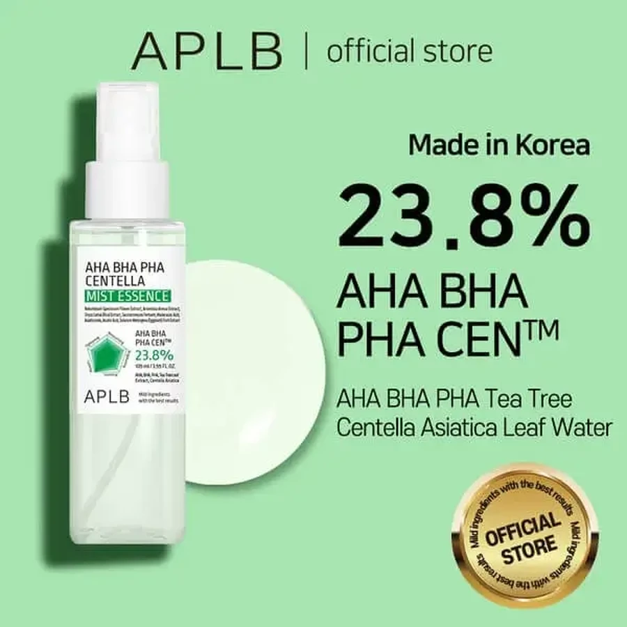 APLB AHA BHA PHA Centella Mist Essence, спрей-эссенция для лица с кислотами и центеллой азиатской, 105 мл: цены и характеристики