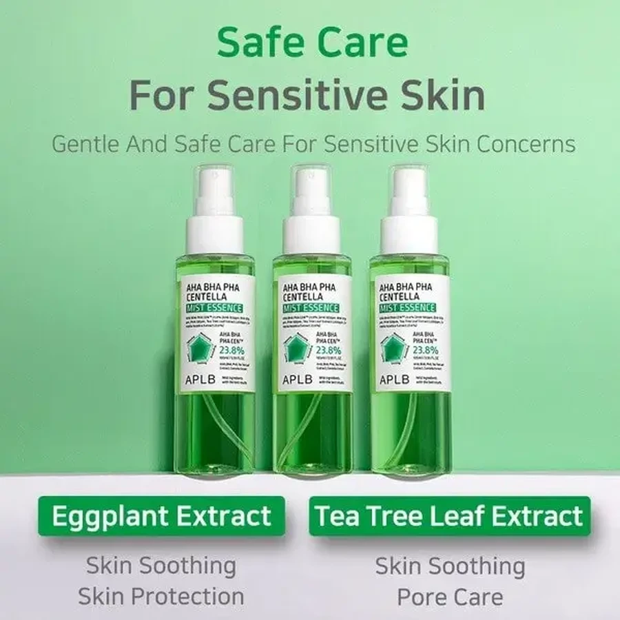 APLB AHA BHA PHA Centella Mist Essence, спрей-эссенция для лица с кислотами и центеллой азиатской, 105 мл: цены и характеристики