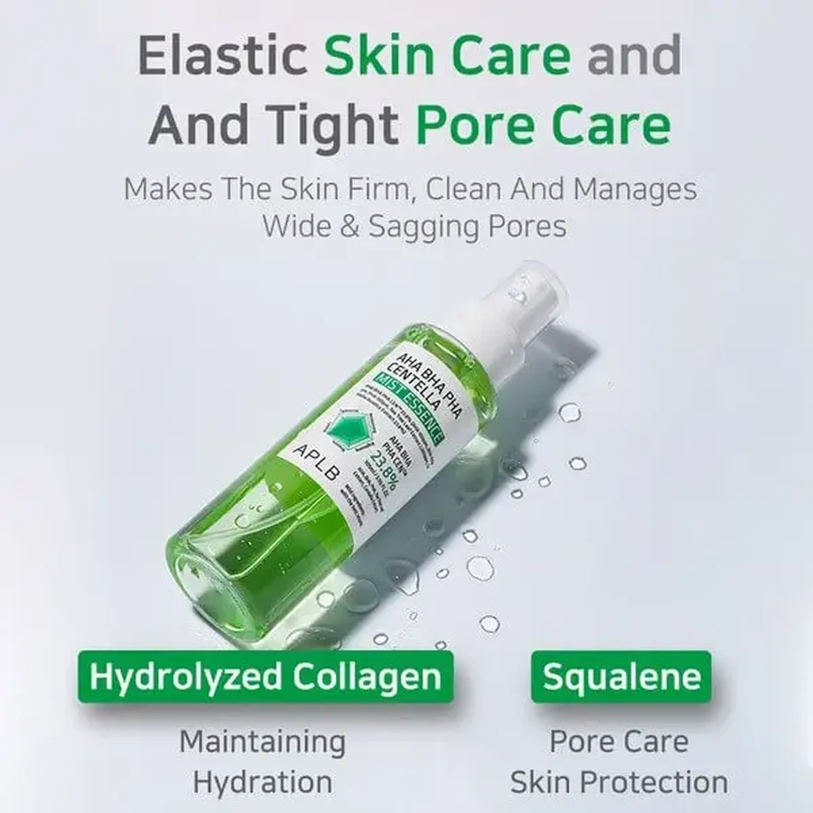 APLB AHA BHA PHA Centella Mist Essence, спрей-эссенция для лица с кислотами и центеллой азиатской, 105 мл: цены и характеристики