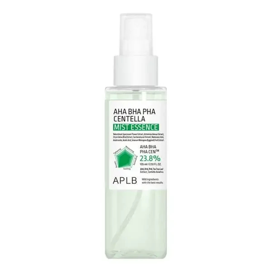 APLB AHA BHA PHA Centella Mist Essence, спрей-эссенция для лица с кислотами и центеллой азиатской, 105 мл: цены и характеристики