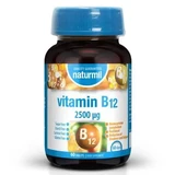 Витамин B12, 2500 мкг, 60 таблеток, Naturmil