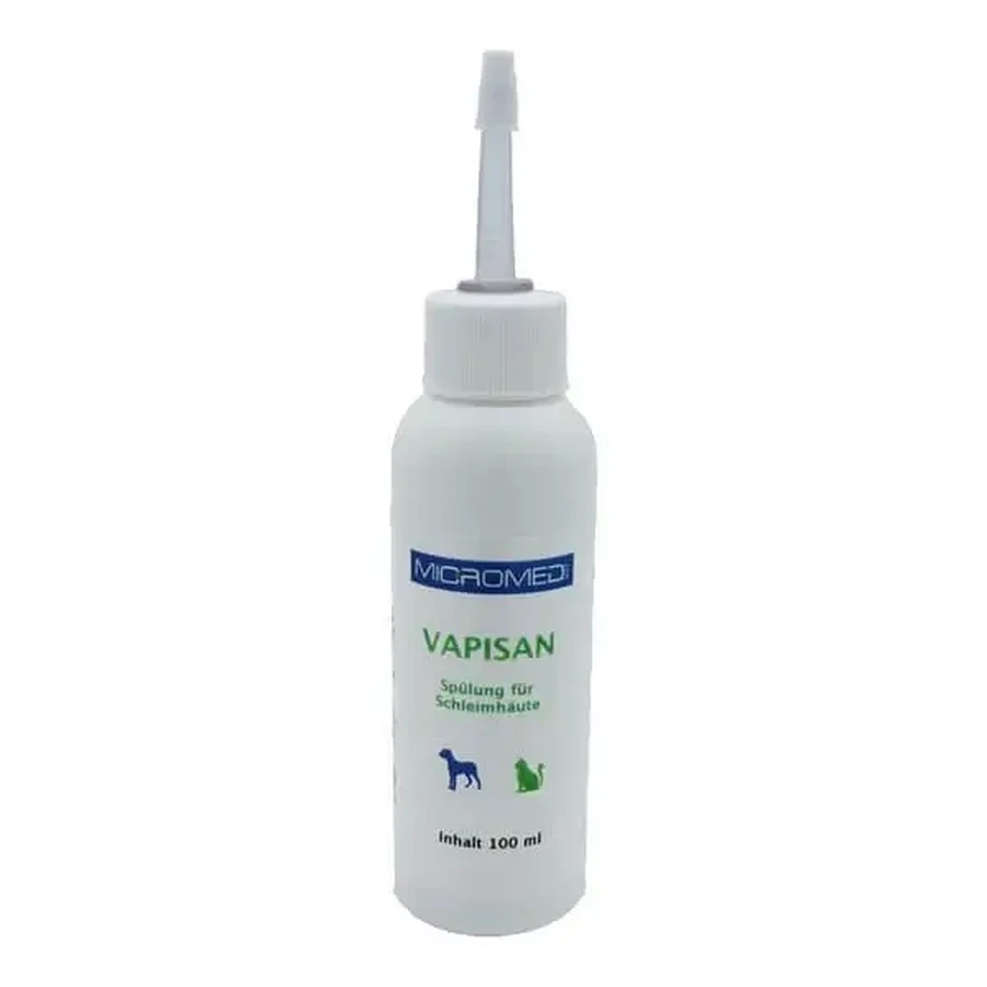 Micromed Vet Vapisan, раствор для промывания слизистых оболочек у животных, 100 мл: цены и характеристики
