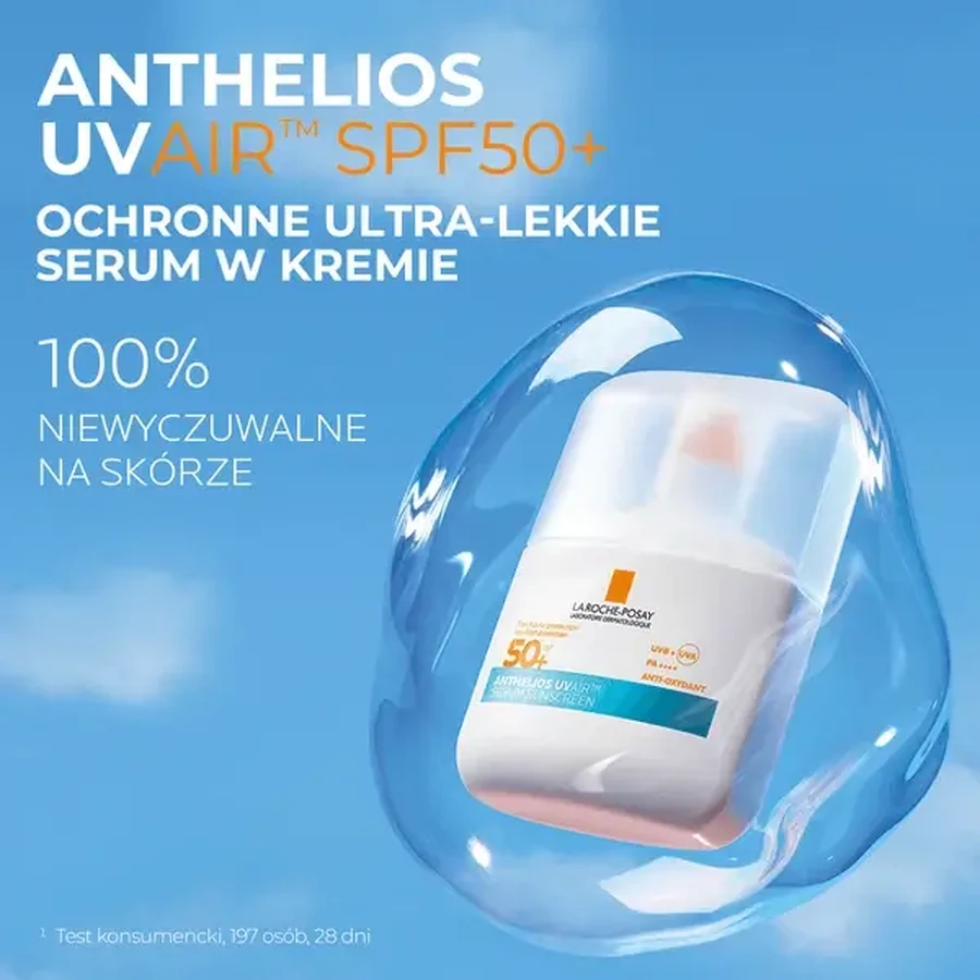 La Roche-Posay Anthelios UV AIR, сверхлегкая защитная сыворотка SPF 50+, 50 мл: цены и характеристики