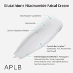 APLB Glutathione Niacinamide Facial Cream, осветляющий крем для лица с глутатионом и ниацинамидом, 55 мл: цены и характеристики