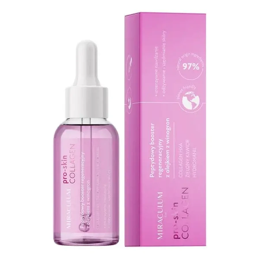 Miraculum Pro-Skin Collagen, пептидний регенераційний бустер, 30 мл: ціни та характеристики