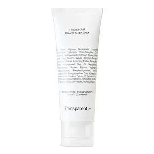 Transparent Lab Time Reverse Beauty Sleep Mask, нічна антивікова маска для обличчя, 75 мл