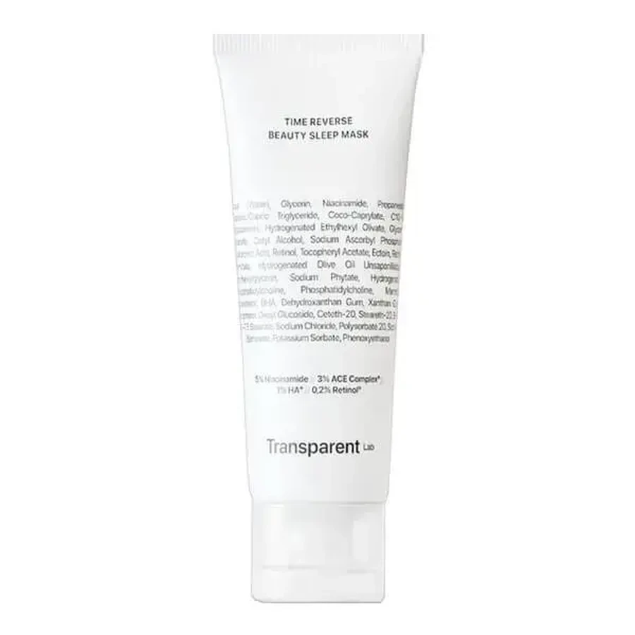 Transparent Lab Time Reverse Beauty Sleep Mask, ночная антивозрастная маска для лица, 75 мл: цены и характеристики