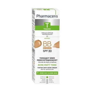 Pharmaceris T Acne Matt Tone, BB-крем против акне, 02 natural, 30 мл