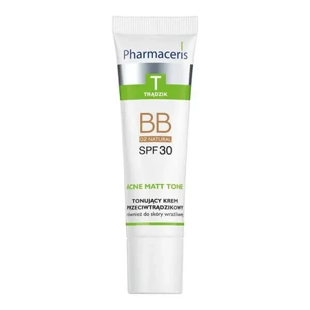 Pharmaceris T Acne Matt Tone, BB-крем против акне, 02 natural, 30 мл: цены и характеристики