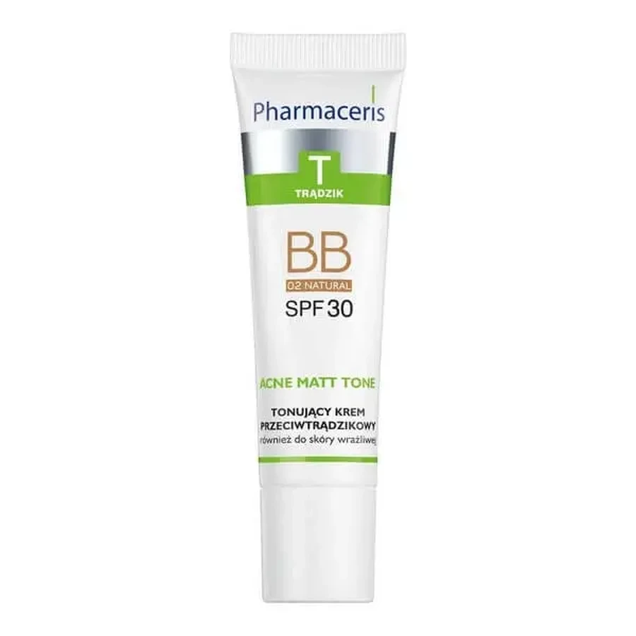 Pharmaceris T Acne Matt Tone, BB-крем против акне, 02 natural, 30 мл: цены и характеристики